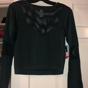Target Joy Lab Green Long Sleeve Workout Top